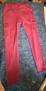 Spyder Active High-Waisted Cargo Leggings with Side Pockets